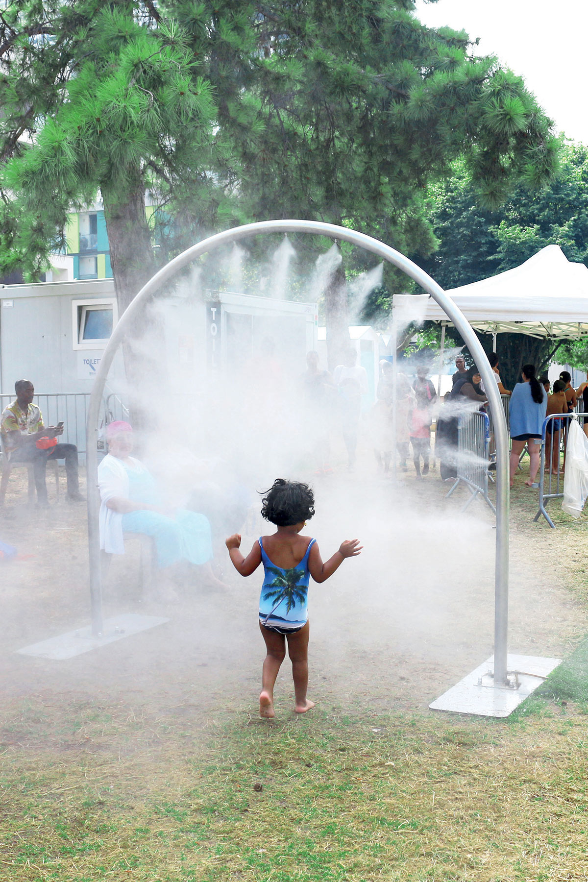 Brumisateur urbain pour espace public